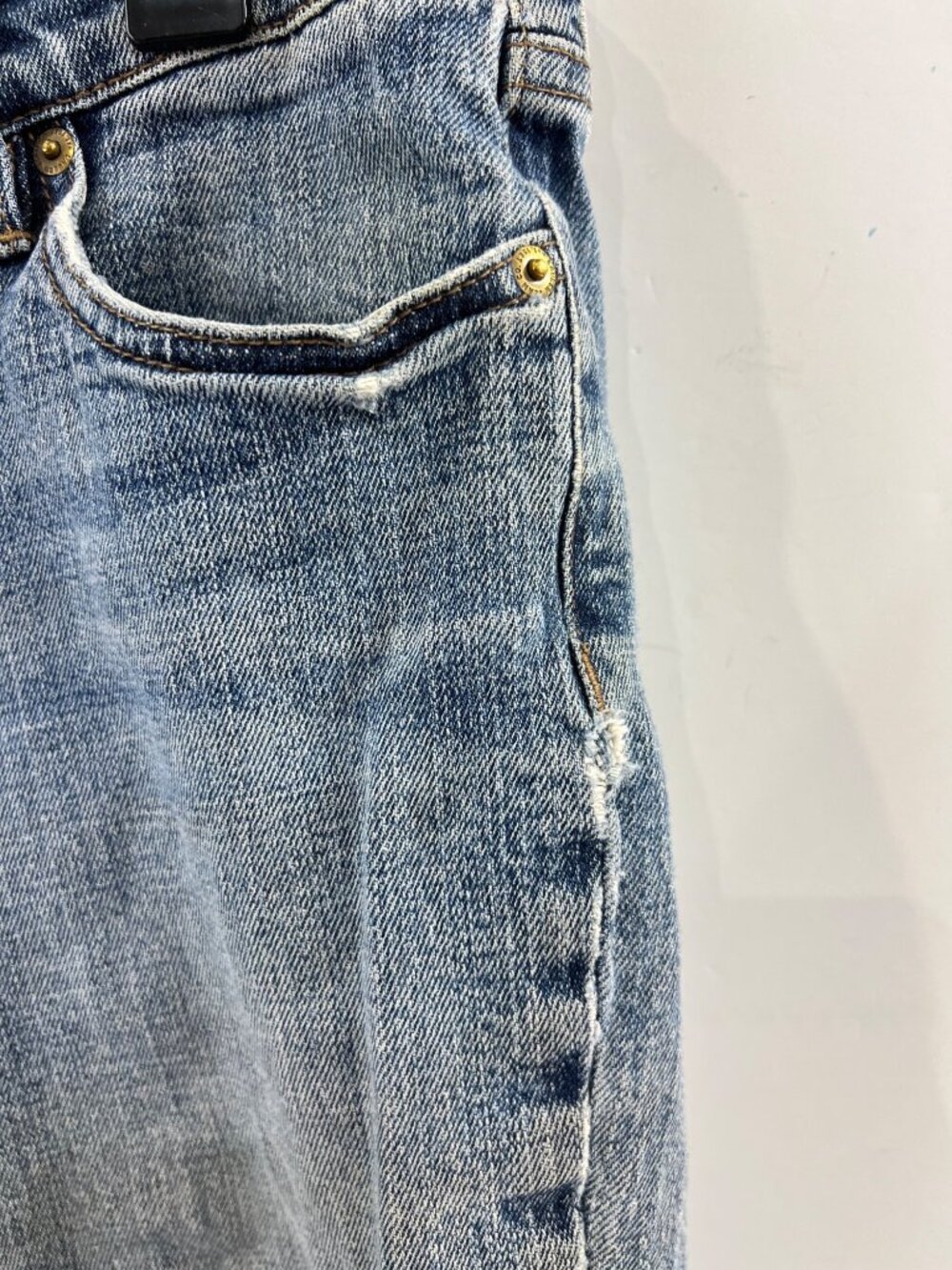 Lauren Ralph Lauren Jeans Co. Women’s Distressed Bootcut Blue Denim Jeans Sz. 6P - Picture 7 of 12